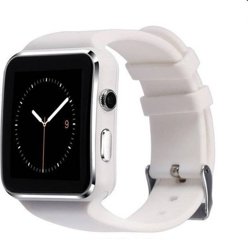 KING X6 phone Smartwatch  (White Strap, Free Size)
