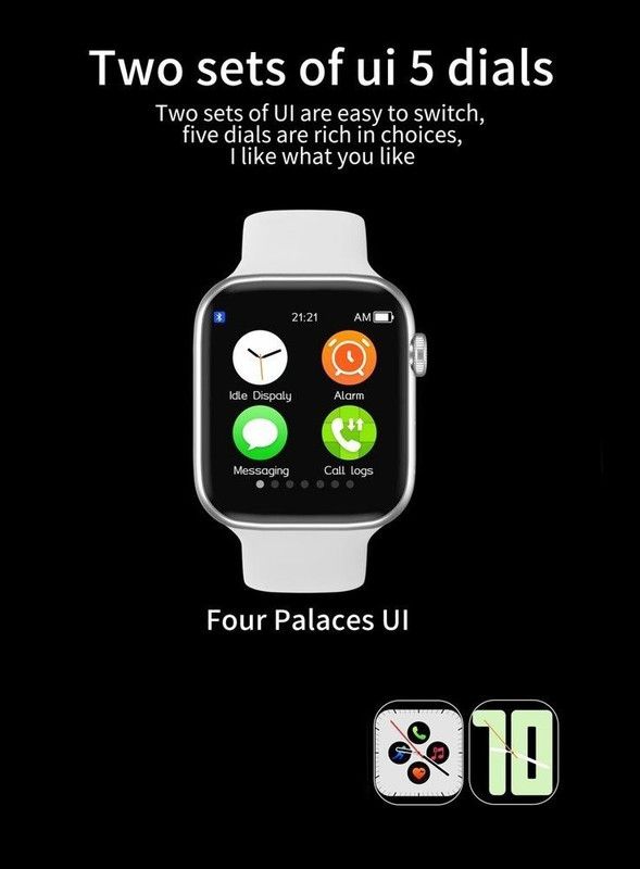 JAMMY ZONES New Edition BT Smartwatch i7 Pro Max Advance Fitness Tracker,Calling J292 Smartwatch  (White Strap, Free)