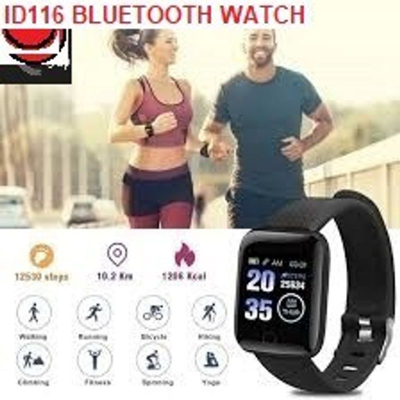 YORBAX S346 ID116_ULTRA ACTIVITY TRAKCER SLEEP MONITOR SMART WATCH BLACK(PACK OF 1) Smartwatch  (Black Strap, Free)