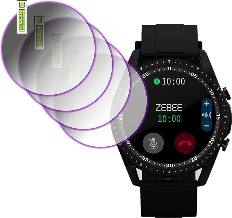 EJZATI Screen Guard for Zebronics ZEB-FIT4220CH Smart watch  (Pack of 4)