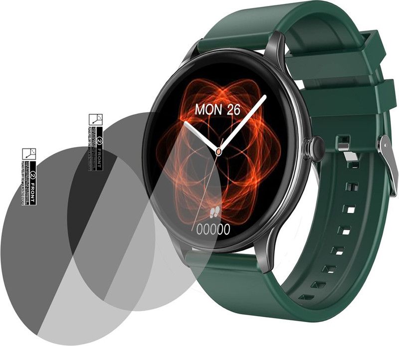 FXGO Screen Guard for Fire-Boltt Terra AMOLED Smartwatch  (Pack of 2)