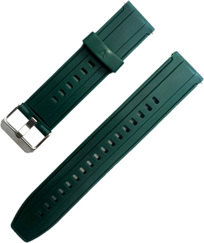 Melfo Flexible Silicon Strap Compatible with Zebronics ZEB-FIT4220CH Smart Watch Strap  (Green)