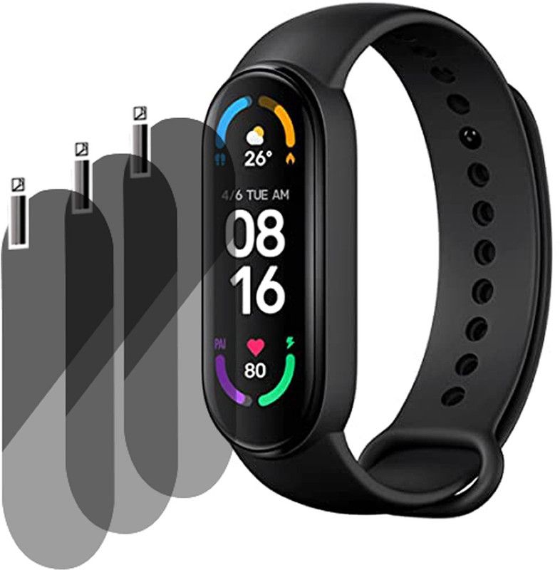 HI2U Screen Guard for Mi Smart Band 5 Screen Guard  (Pack of 3)