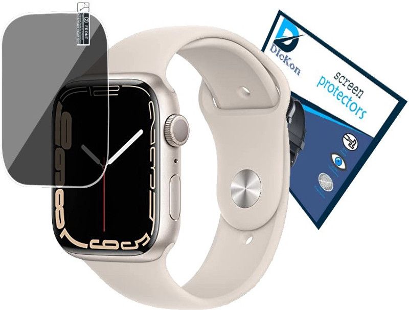 DDICKON Screen Guard for Apple Watch Series 8 Smartwatch Screen Glass  (Pack of 1)