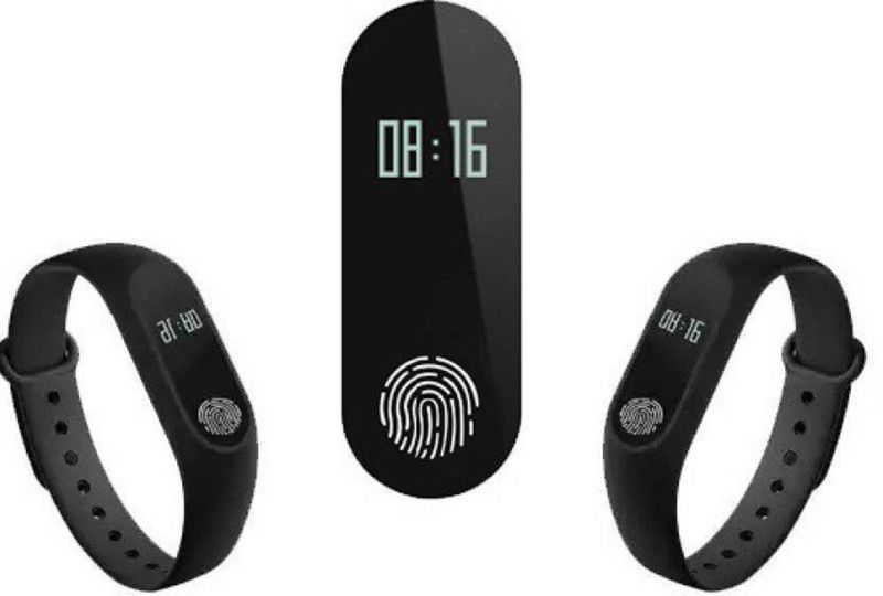 STROMBUCKS Best Smart Band Black Strap, Free Size  (BALCK Strap, Size : free)