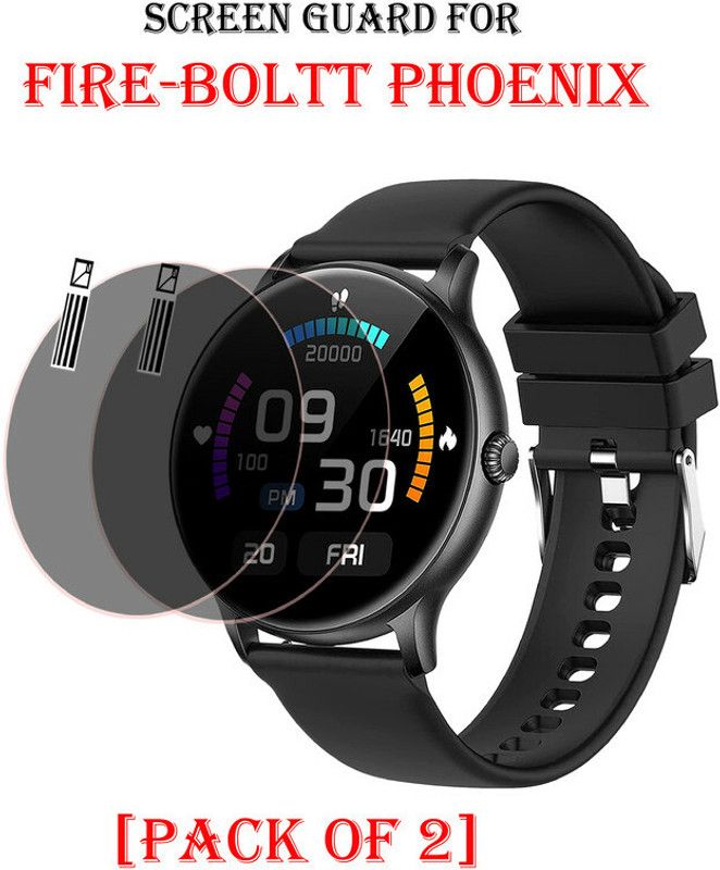 YCHROZE Impossible Screen Guard for Fire Boltt Phoenix  (Pack of 2)