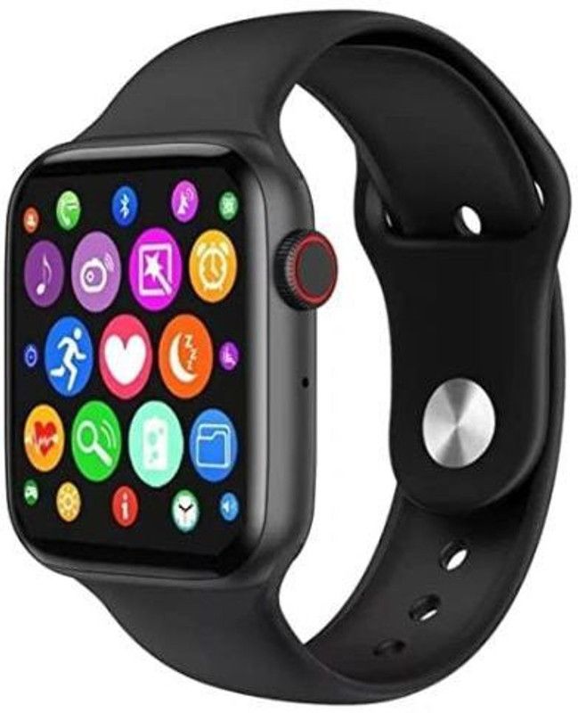 SYARA UOB_210J T55 Smart Watch Smartwatch  (Black Strap, Free Size)