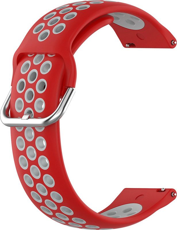 ACM Watch Strap Belt for Boat Watch Primia Smartwatch Red & White Smart Watch Strap  (Mullti Color)