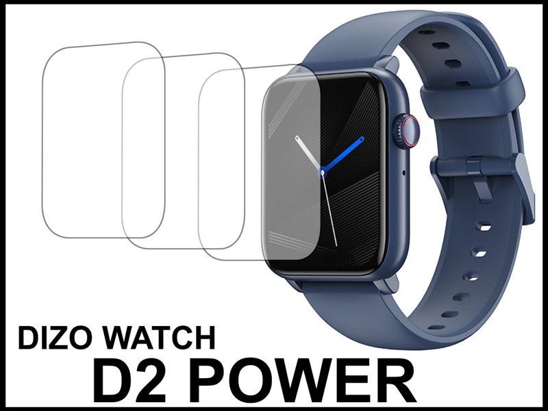 TWUAOP Screen Guard for DIZO WATCH D2 POWER  (Pack of 3)