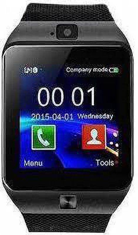 GUGGU ZCB_195E Dz09 Smart Watch Smartwatch  (Black Strap, Free Size)