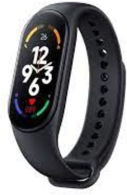 GUGGU CAN_132J_M7 Smart band  (Black Strap, Size : Free Size)