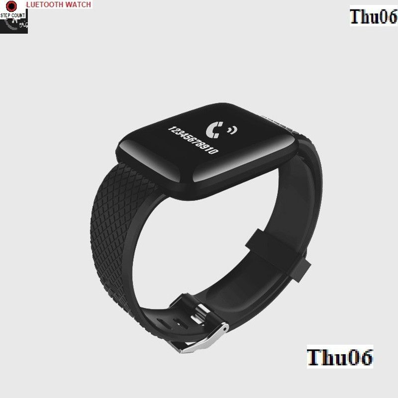 YORBAX S2703 ID116_MAX FITNESS TRACKER STEP COUNT SMART WATCH BLACK(PACK OF 1) Smartwatch  (Black Strap, Free)