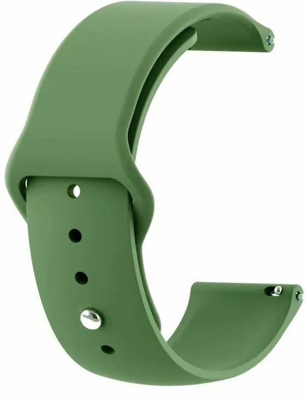 AOnes Silicone Belt Watch Strap for Noise Colorfit Caliber 2 Smart Watch Strap  (Green)