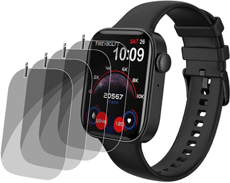 ezevs Screen Guard for Fire-Boltt Ring 2 Smartwatch  (Pack of 4)