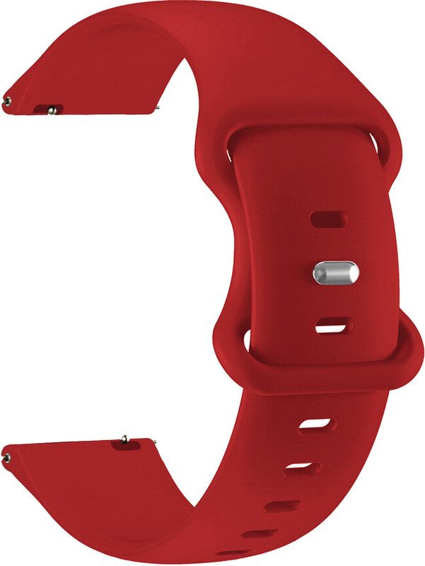 ACM Watch Strap Clip for Fireboltt Invincible Bsw020 Smartwatch Belt Red Smart Watch Strap  (Red)