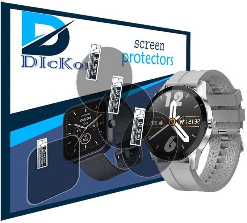 DICKON Screen Guard for Fire-Boltt Talk Smartwatch  (Pack of 3)