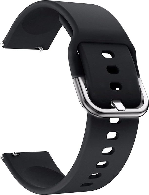 ACM Watch Strap Hook Belt for Mobvoi Ticwatch E3 Smartwatch Band Black Smart Watch Strap  (Black)