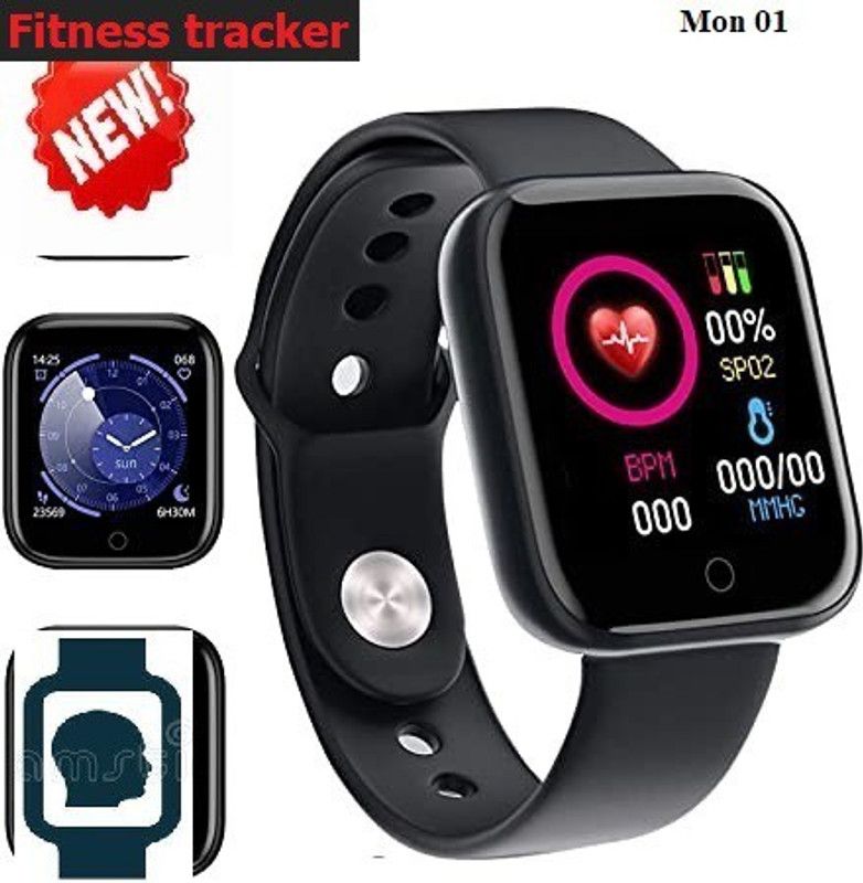 jorugo S1437 (D20) PLUS MULT FACES FITNESS TRACKER SMART WATCH BLACK(PACK OF 1) Smartwatch  (Black Strap, free)