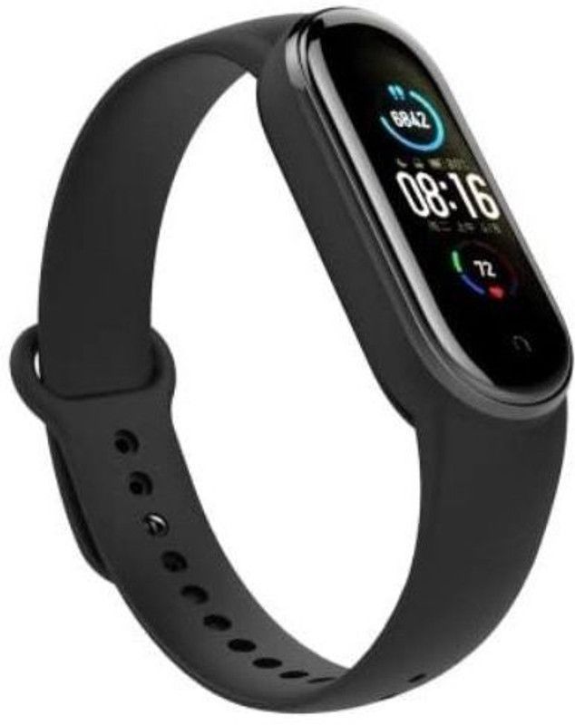 GUGGU EQN_147O_M6 Smart band  (Black Strap, Size : Free Size)