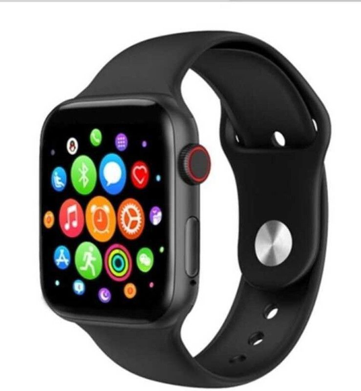 MindsArt T500 Black M.I WatchPhone With Bluetooth Connectivity Smartwatch  (Black Strap, Free)