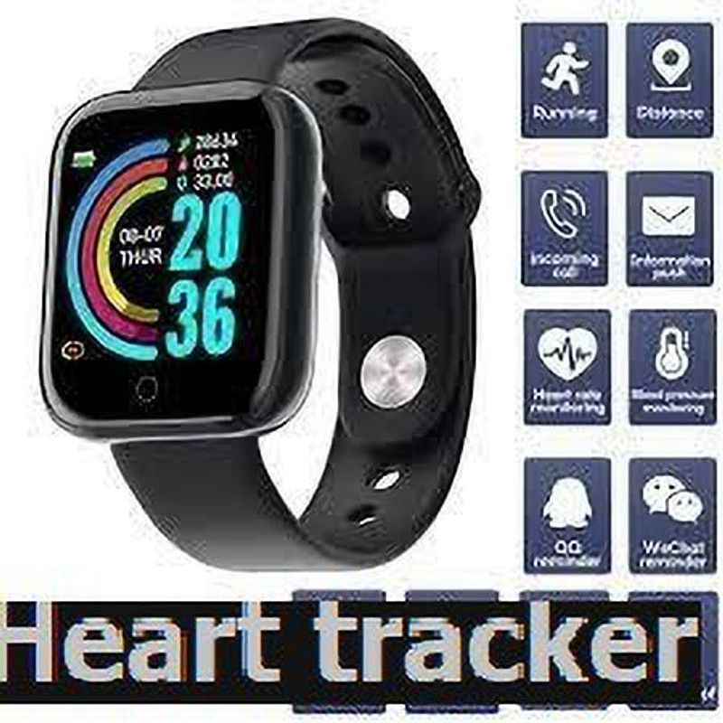 Jocoto S679 (D20) LATEST ACTIVITY TRACKER SLEEP TRACKER SMART WATCH BLACK(PACK OF 1) Smartwatch  (Black Strap, free)