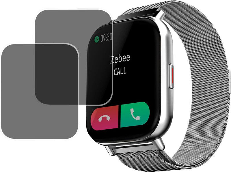 QZXCEON Screen Guard for Zebronics ZEB-FIT7220CH SMARTWATCH SCREEN GUARD  (Pack of 2)