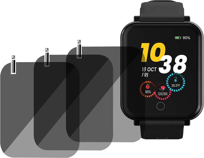 XAZE Screen Guard for GOQii Smart Vital Plus SpO2 Smartwatch  (Pack of 3)