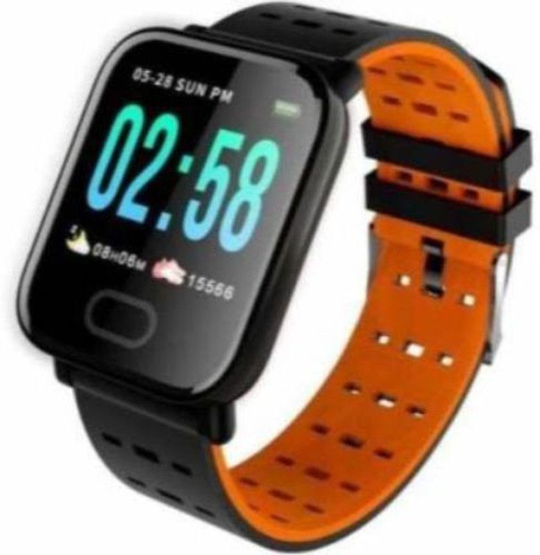 GUGGU PMZ_264M_A6 Fitness band  (Black Strap, Size : Free Size)