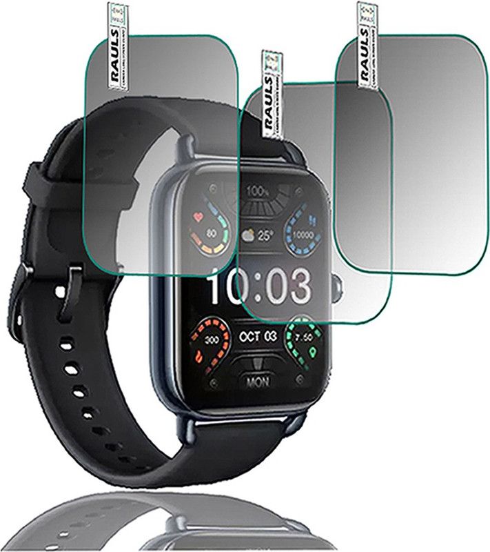 rauls Screen Guard for OnePlus Nord Smart Watch  (Pack of 3)
