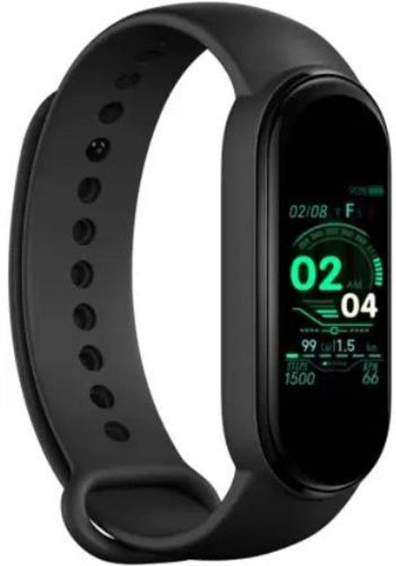GUGGU DBX_141M_M7 Smart band  (Black Strap, Size : Free Size)