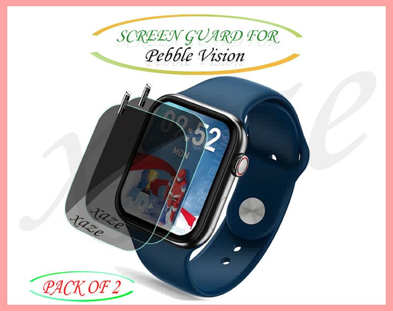 XAZE Screen Guard for Pebble Vision Smartwatch  (Pack of 2)
