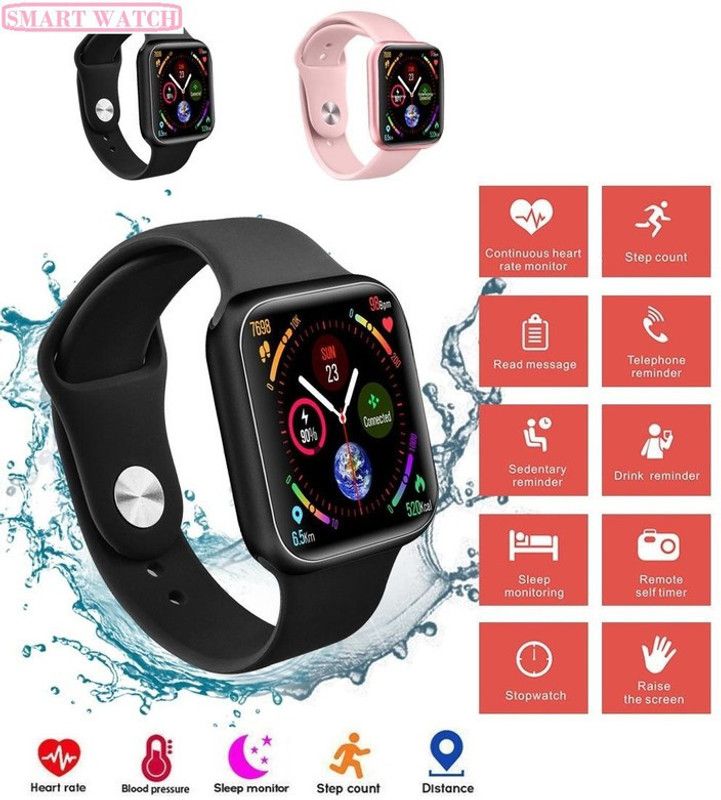 Bashaam B539_D20 ULTRA MULTI FACES HEAR RATE SAMRT WATCH PINK(PACK OF 1) Smartwatch  (Pink Strap, Free)