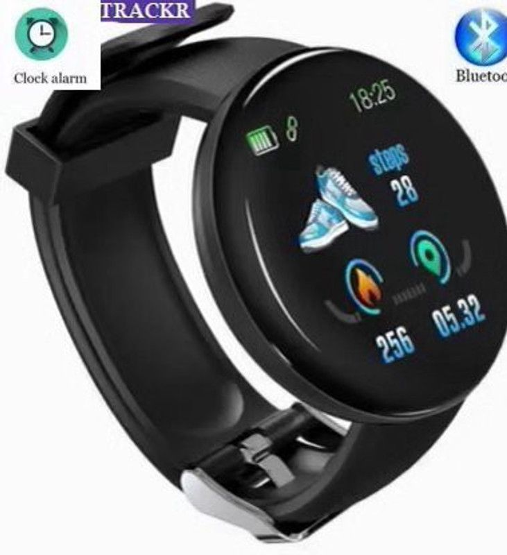 STYBITS AQ591 D18_PLUS SLEEP TRACKER MULTI SPORTS SMART WATCH BLACK(PACK OF 1) Smartwatch  (Black Strap, Free)