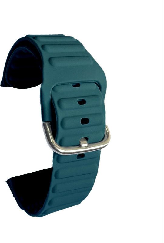 Melfo Rubber Strap Compatible with Amazfit Bip U Pro Nyse Listed Smart Watch Strap  (Green)