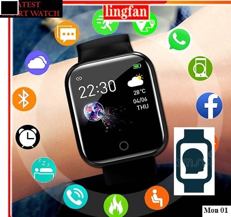 BYDYE -MA_NOV-Y68_2310 Smartwatch  (Black Strap, Free)