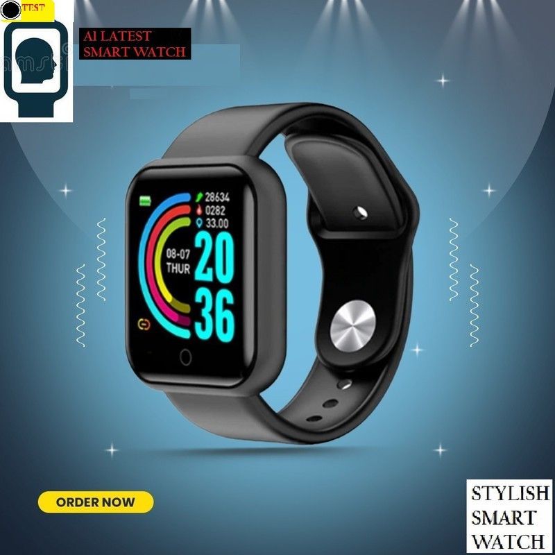 DEROWN S869_A1 ULTRA FITNESS TRACKER SLEEP MONITOR SMART WATCH BLACK(PACK OF 1) Smartwatch  (Black Strap, Free)
