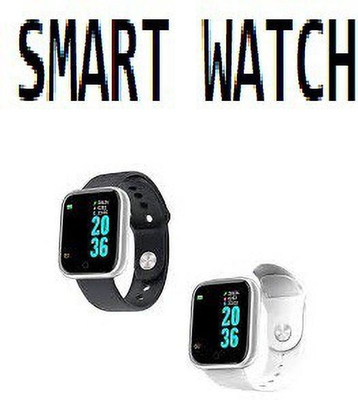 Bygaura A297_D20 ADVANCE HEART RATE SMART WATCH BLACK ONLY (PACK OF 1) ADVANCE Smartwatch  (Black Strap, free)