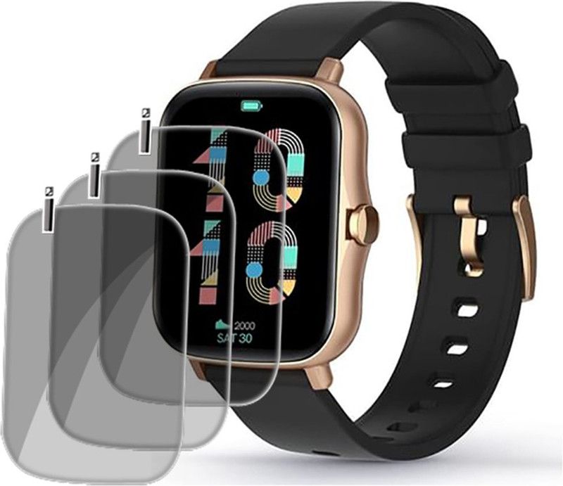 slwax Screen Guard for Pebble Cosmos max Smartwatch  (Pack of 3)