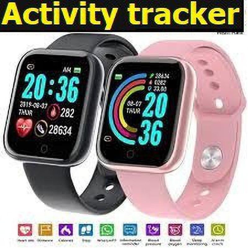 Jocoto S565 (D20) LATEST ACTIVITY TRACKER FITNESS TRACKER SMART WATCH BLACK(PACK OF 1) Smartwatch  (Black Strap, free)