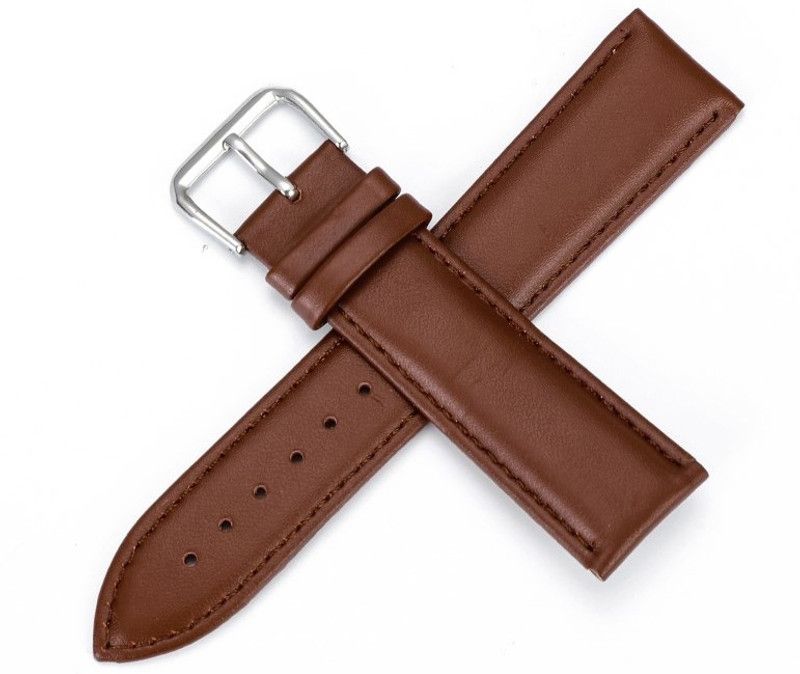 Melfo Synthetic Leather Strap Compatible with Gionee Stylfit Gsw8 Smart Watch Strap  (Brown)
