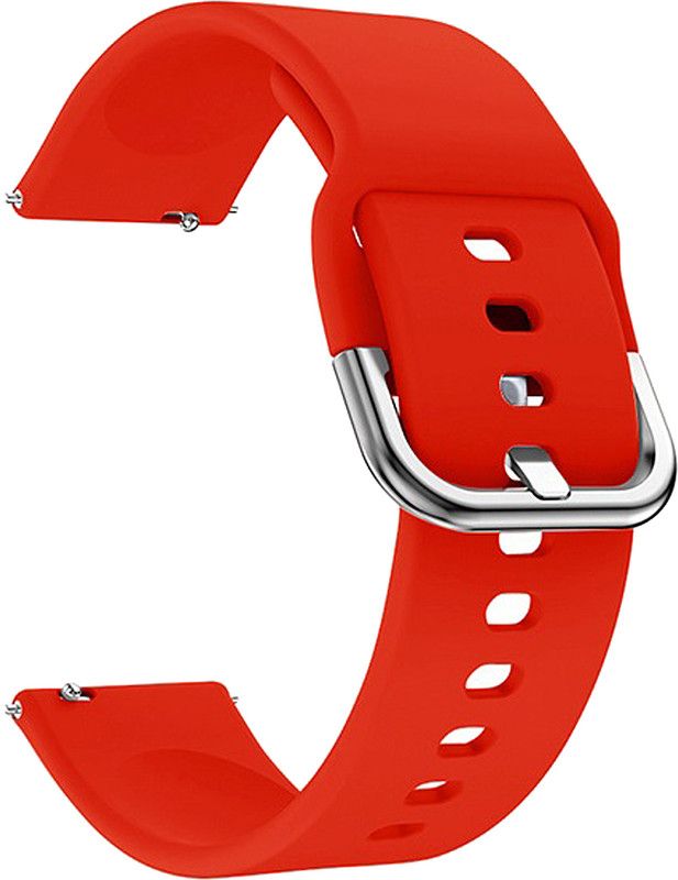ACM Watch Strap Hook Belt for Pebble Zen Smartwatch Band Red Smart Watch Strap  (Red)