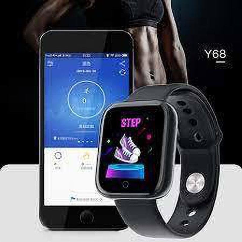 Jocoto S1075 (D20) LATEST ACTIVITY TRACKER SLEEP TRACKER SMART WATCH BLACK(PACK OF 1) Smartwatch  (Black Strap, free)