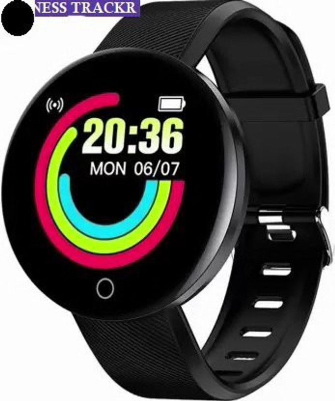 Stybits A1 D18_ MAX FITNESS TRACKER MULTI FACES SMART WATCH BLACK (PACK OF 1) Smartwatch  (Black Strap, free)