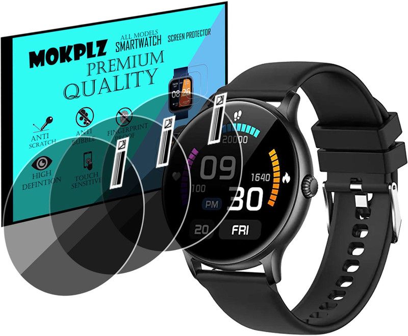 MOKPLZ Screen Guard for FIRE BOLTT PHOENIX PRO SMARTWATCH  (Pack of 3)