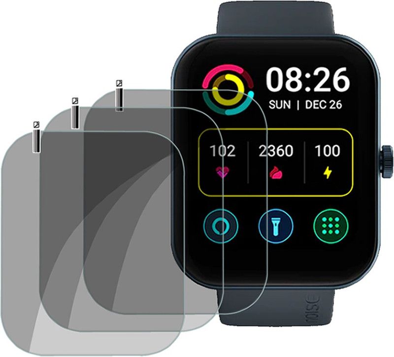 XAZE Screen Guard for Noise ColorFit Pulse 2 Smartwatch  (Pack of 3)