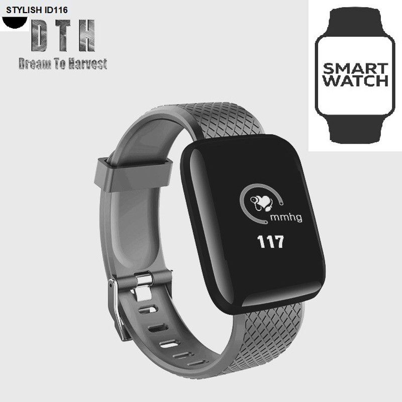 ACTARIAT A203 ID116_ULTRA HEART RATE MULTI SPORTS SMART WATCH (PACK OF 1) Smartwatch  (Black Strap, Free)