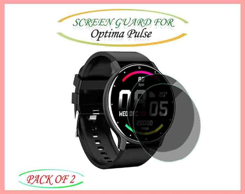 slwax Screen Guard for Optima Pulse SMARTWATCH  (Pack of 2)