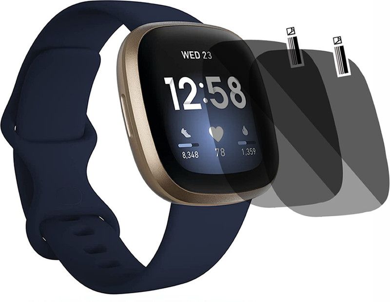 xzote Screen Guard for Fitbit Versa 3 SMARTWATCH  (Pack of 2)