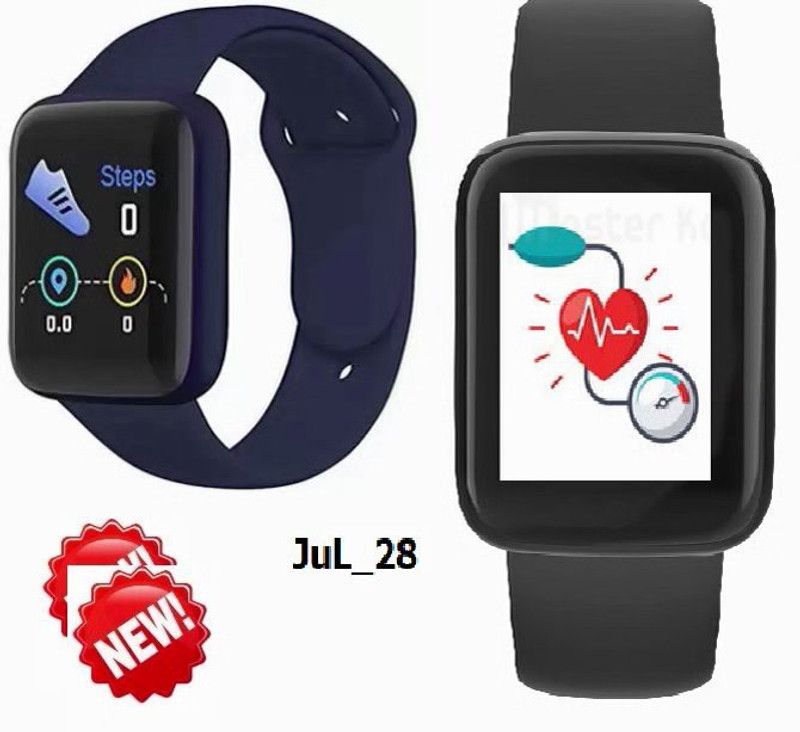 Jocoto S35 (D20) ULTRA MULTI SPORTS SLEEP TRACKER SMART WATCH BLACK(PACK OF 1) Smartwatch  (Black Strap, free)