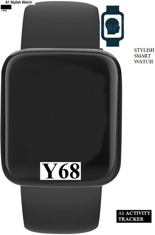 TWIRFY -MA_NOV-Y68_999 Smartwatch  (Black Strap, Free)